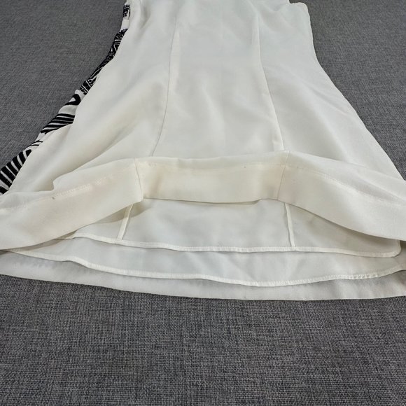 Jodi Arnold For The Limited Shift Dress Aztec Pattern‎ Off White Black Size 0 - Picture 10 of 16